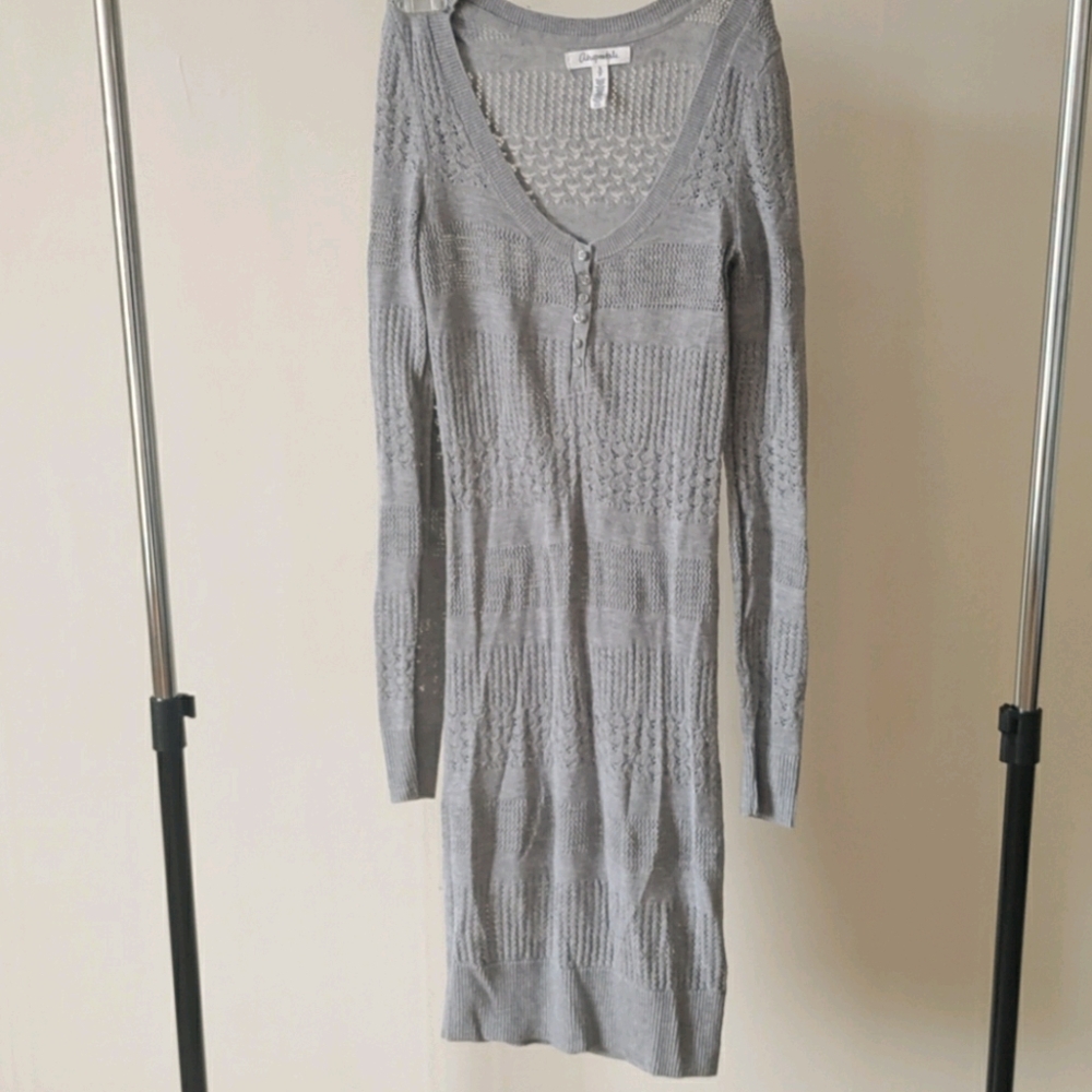 Aeropostale Grey Knit Sweater Dress